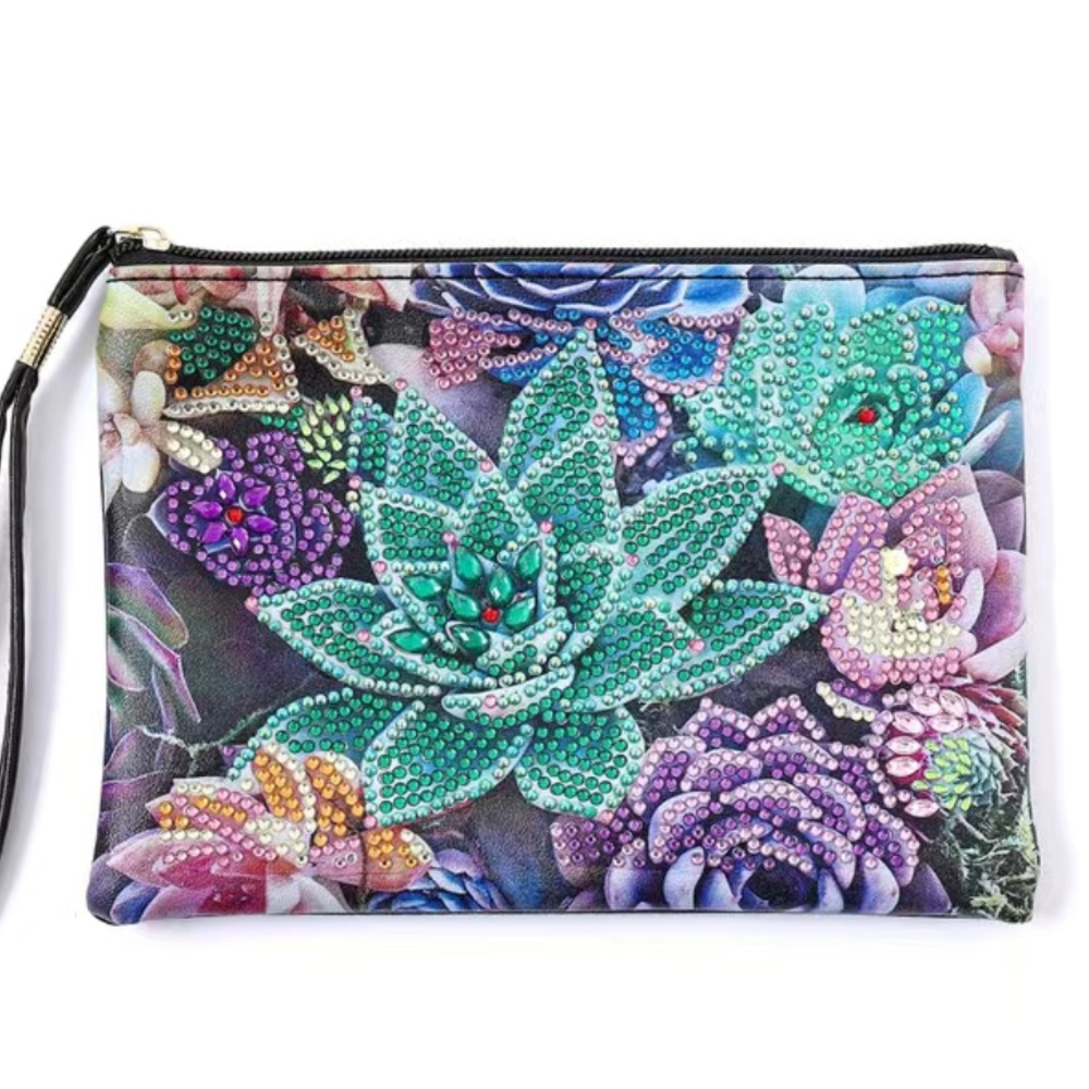 Succulent Wristband
Clutch Bag With Zipper